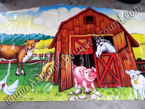 Barn Farm themed Bounce House rental Phoenix